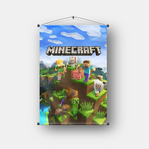Poster - Pendón Minecraft 60 X 90 Cm 