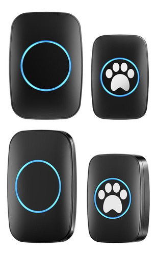 Timbre Para Perro Con Botón Táctil Con 60 Melodías,