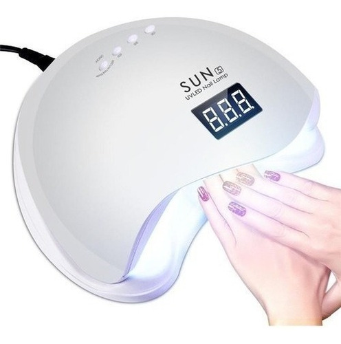 Imagen 3 de 3 de Lampara Secado Rapido Uñas Gel 24 Leds 48watts Profesional
