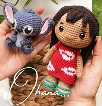 Comprar Patrones Amigurumis Lilo Y Stitch + Trapos. En Portugués. 