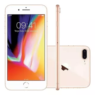 iPhone 8 Plus 64gb Dourado Lindo + Nota Fiscal