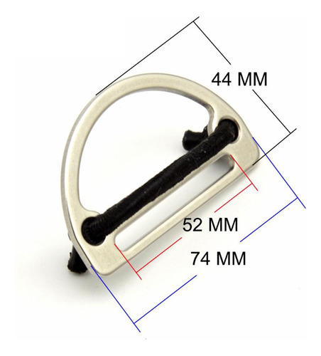 2 Buceo Cinturón De Pesas De Metal D 5 Cm / 2 '' De