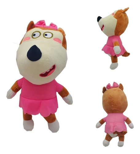 2pcs Muñecos De Peluche De Animales Suaves De Dibujos Animad