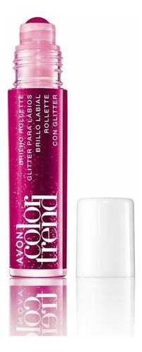 Brilho Labial Rollette - Color Trend - Avon Cor Framboesa - Glitter