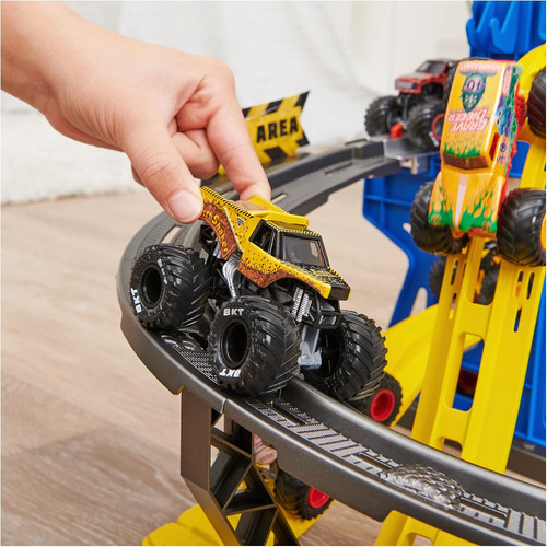 Juego De Garaje Monster Jam Y Almacenaje Con Gra...