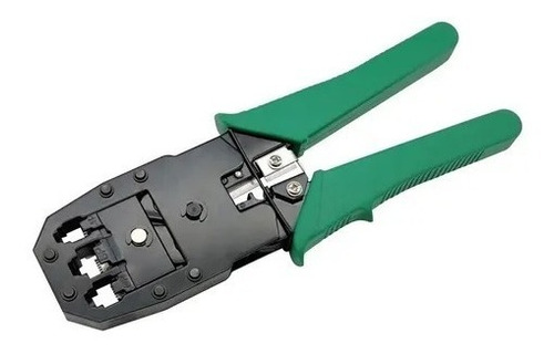 Imagen 1 de 5 de Pinza Ponchadora De Red Rj45 Rj11 Rj9 Con Pela Cable