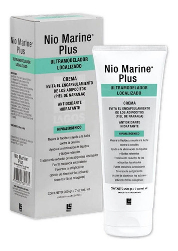  Crema Anticelulitis Lagos Nio Marine Plus En Pomo 200g