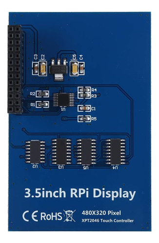 Pantalla Rpi Fosa1 De 3.5 Pulgadas, Monitor Táctil Resistivo