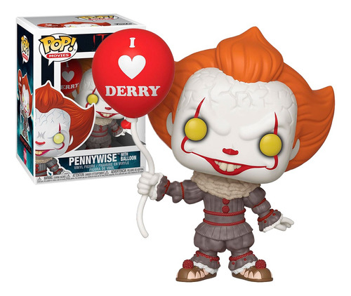 Funko Pop Pennywise Balloon Globo It + Llavero Exclusivo Paq