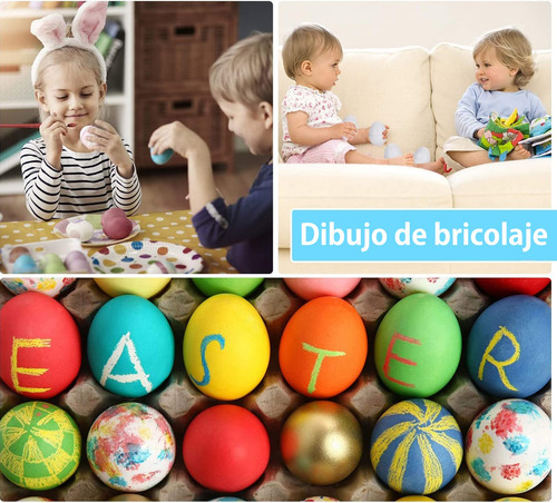 Juego Didáctico De Huevos De Colores Y Formas, 12 Piezas