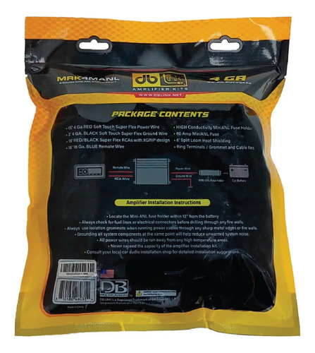 Kit De Cables Instalación Db Link Mrk4manl 4.57 M Calibre 4