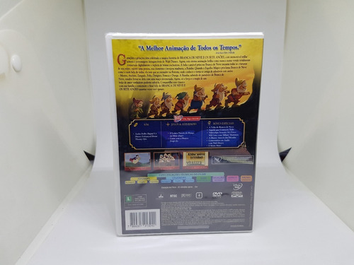 Branca De Neve E Os Sete Anões Dvd Duplo Lacrado - Original
