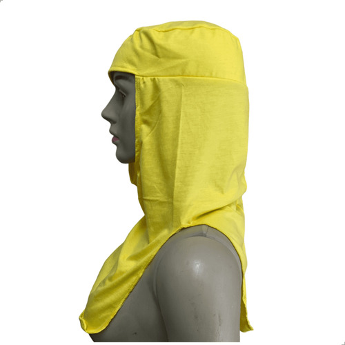 Balaclava Gorro Amarela Lavavel Touca Poliviscose 30 Und