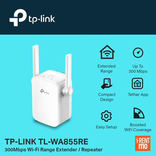 Repetidor Tp-link 2.4ghz Extensor Tp-link Tl-wa855re