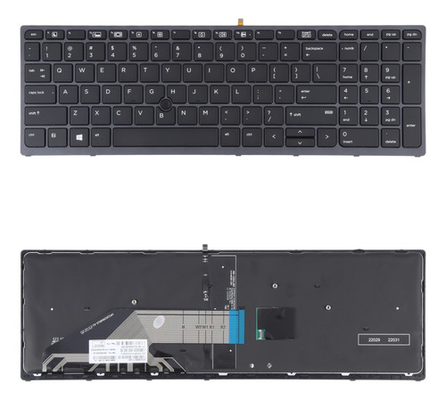 Us Keyboard For Hp Zbook 15 G3 17 G3