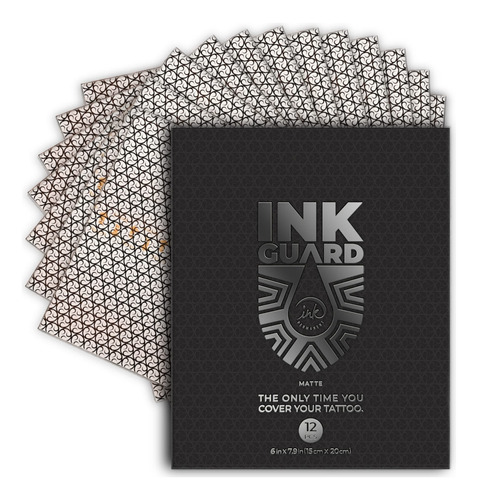 Ink Guard - Paquete De 12 Vendajes Para El Cuidado Posterior
