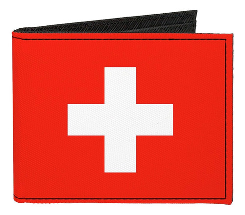 Cartera De Lona Con Diseño De Bandera De Suiza