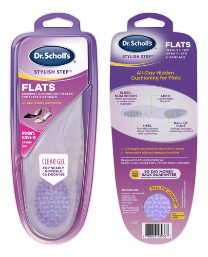 Dr. Scholl's Plantillas De Amortiguacin Para Pisos Y Sandali