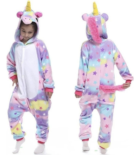 Pijama Y Disfraz Enteros Unicornio Niño Y Adulto