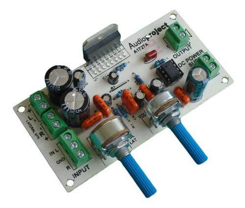 Imagen 2 de 7 de Amplificador 2.1 6+6+20 W +fuente +disipador - Audioproject