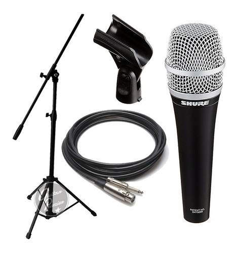 Microfono Shure Pg57 + Cable + Pie + Pipeta + Funda Garantia
