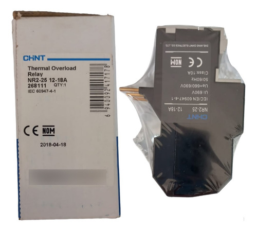 Relevador De Sobrecarga Chint (12-18 A)
