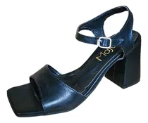 Comprar Sandalias Taco 7cm Taco Comodo, Sandalias Negras Mujer 36
