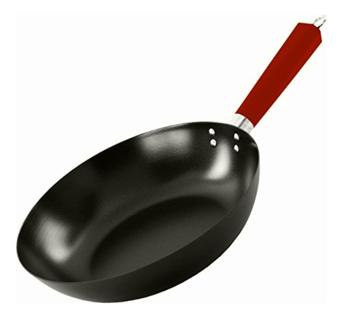 Imusa Usa Inch Red Pan-10046 Wok Antiadherente De Acero Al