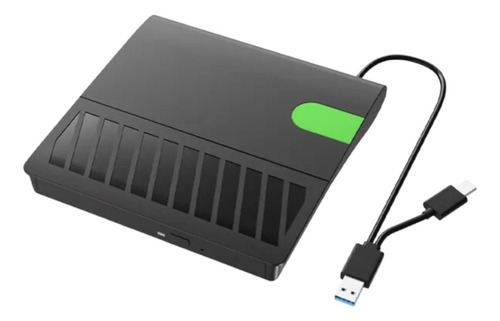 Unidad Lector Quemador De Cd Dvd Externa Usb 3.0 Y Usb-c 24x