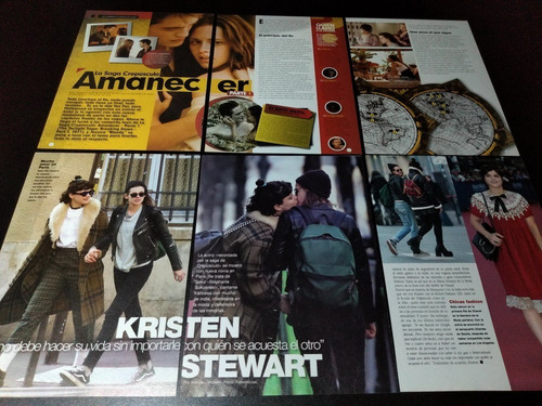 (aj062) Kristen Stewart * Recortes Revistas Clippings
