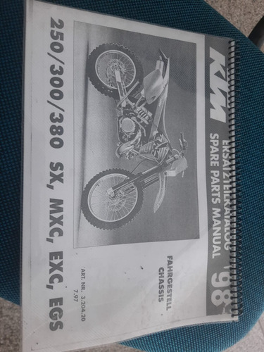 Manual Catalogo Ktm250/300/380 2t +sx/exc