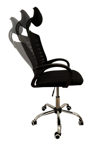 Imagen 3 de 8 de Silla Escritorio 091a Negra Unicas + Grandes + Reforz 150k