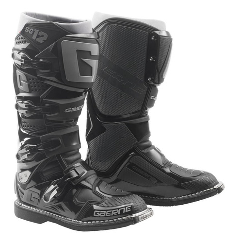 Botas Gaerne Sg-12 Motocross Enduro Punta Metal Negro