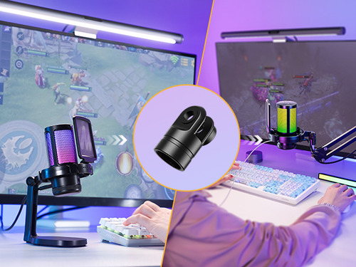 Microfone Condensador Gamer Maono Dgm20 rgb Pto C/suporte Usb Cor Preto