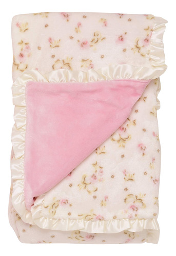 Little Me Vintage Rose - Manta De Satn Para Beb