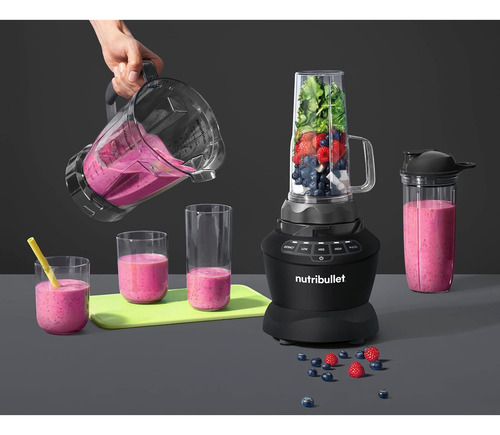 Licuadora Profesional Nutribullet Blender Combo 64oz 1200w (Reacondicionado)