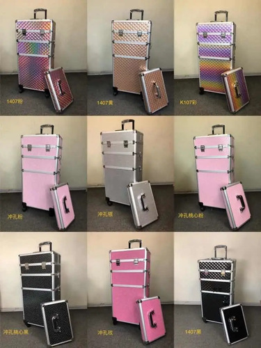 Maleta Organizadora Maquillaje Manicure Con Ruedas | Cuotas sin interés