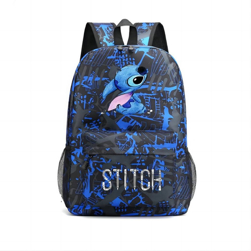 Mochila Lilo Y Stitch De Tres Piezas, Bolso For Estudiantes,