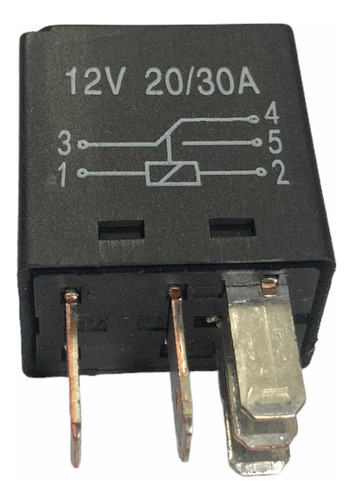 Micro Power Relay 5-pin 12v 20a / 30a Relevador 5 Terminales
