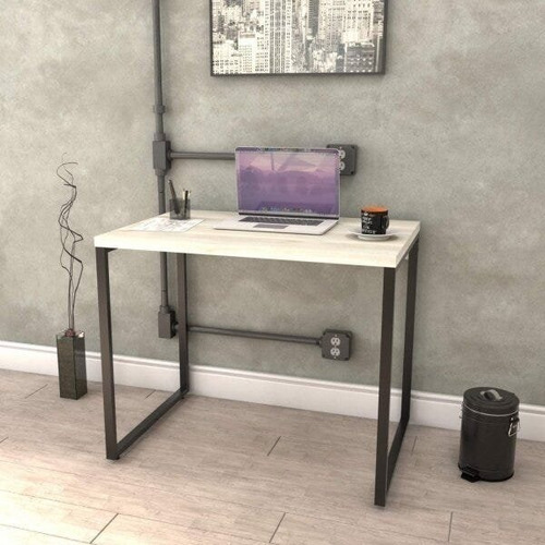 Mesa Para Escritório Office Estilo Industrial 90cm Db