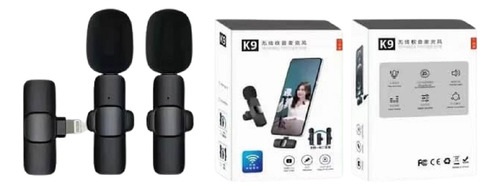 Micrófono Inalámbrico K9 Doble Para iPhone Ios