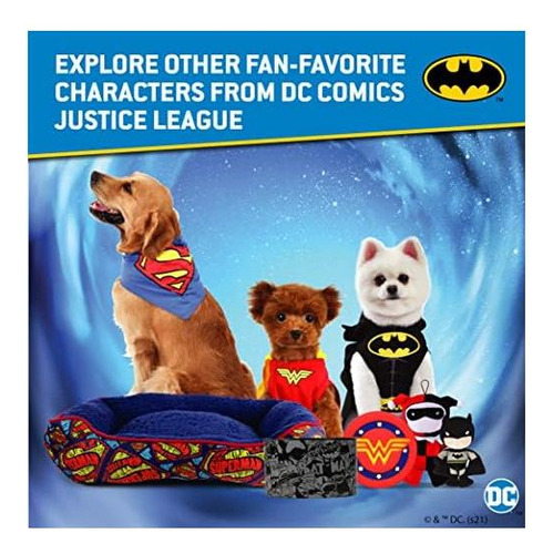 Collar Para Perro Batman Vintage De Dc Comics, Amarillo | De