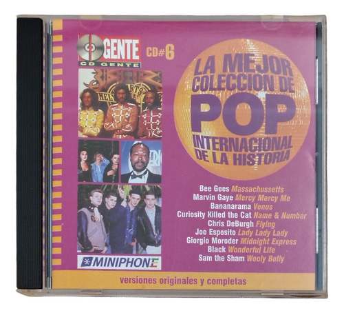 La Mejor Colección Pop Revista Gente Lote 9 Cds Estándar (Usado)
