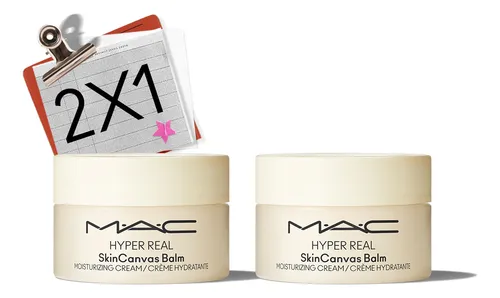 2x1 Mac Hyper Real Skincanvas Balm Crema Hidratante 15 Ml Todo Tipo De Piel