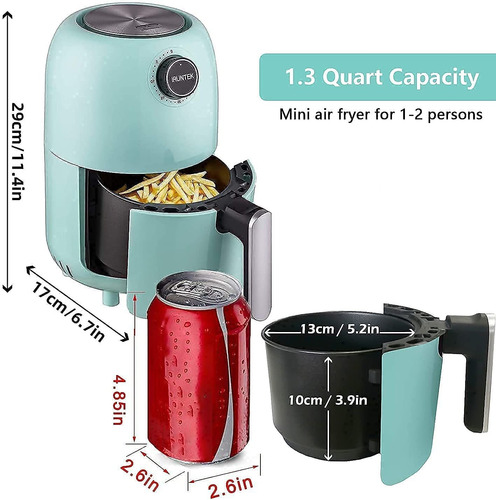 Imagen 2 de 9 de Mini Freidora De Aire Pequeña Para Horno, Freidora De ...