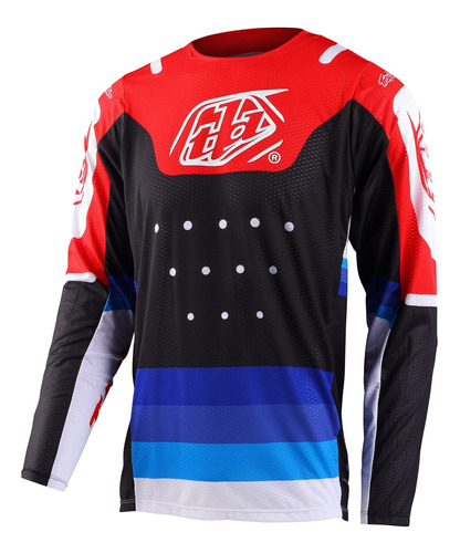 Jersey Motocross Troy Lee Designs Gp Air Apex Rojo/negro