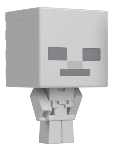 Minecraft Figura De Acción Cabeza Mob Mini Esqueleto