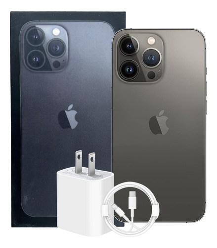 Apple iPhone 13 Pro Max (128 Gb) - Negro Grafito Con Caja Original (Reacondicionado)