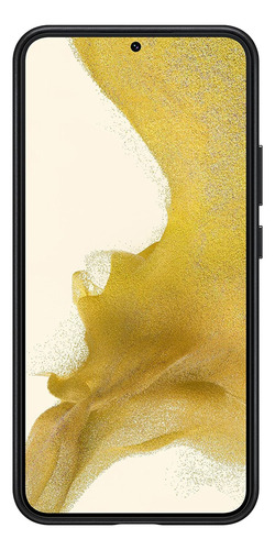 Funda De Cuero Negra Basica Para Galaxy S22+