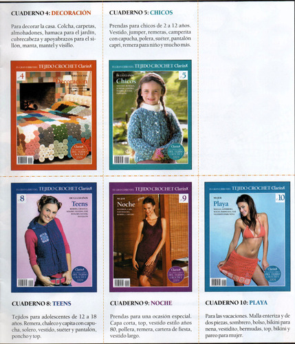 El Gran Libro Del Tejido Crochet Clarin 2004 Completo (Usado)